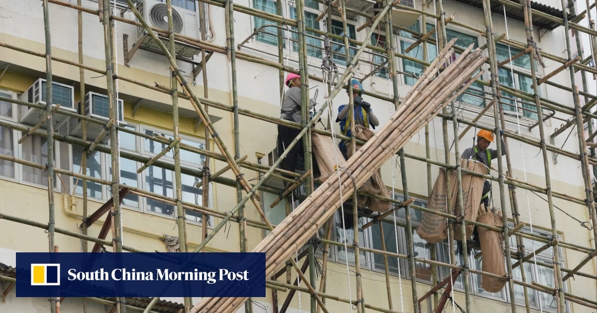 Scaffolding worker pay likely to rise in Hong Kong amid roll-out of new mesh Scaffolding worker pay likely to rise in Hong Kong amid roll-out of new mesh