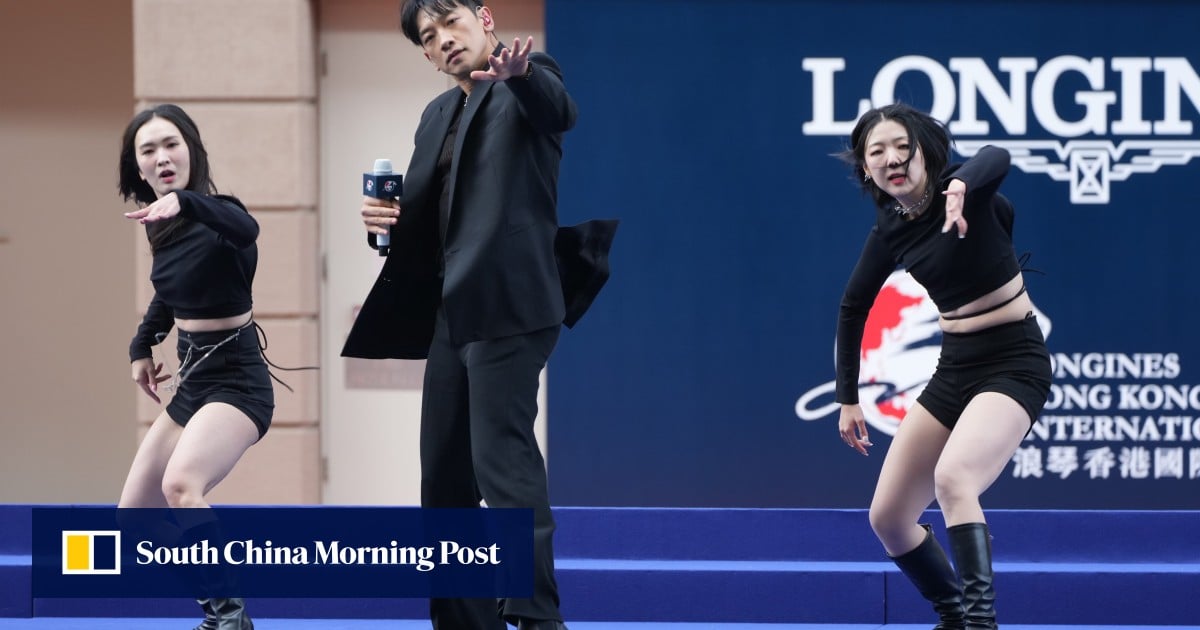 K-pop star Rain gets Hong Kong races off to electric start, thousands pack into Sha Tin