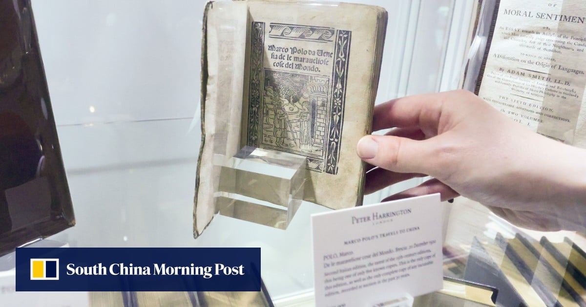 Rare diaries and Marco Polo travelogue reveal hidden histories of China at Hong Kong fair