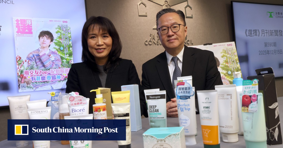 Hong Kong consumer watchdog finds 1 in 4 face washes fall short on ingredients