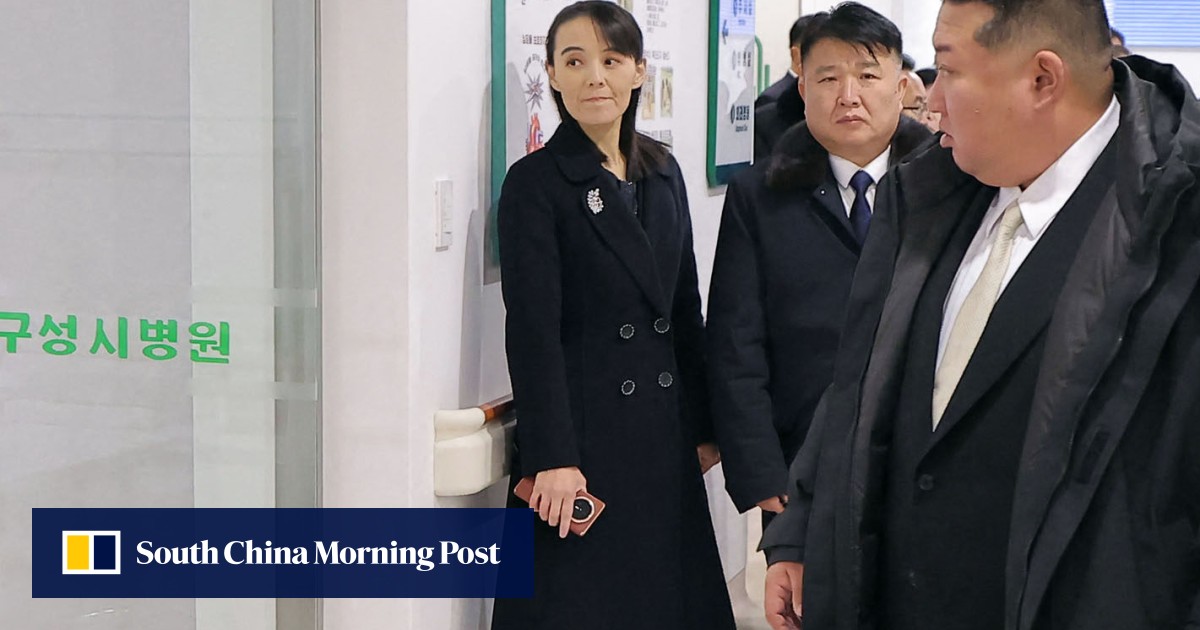 Kim’s sister spotted with suspected luxury Chinese foldable phone