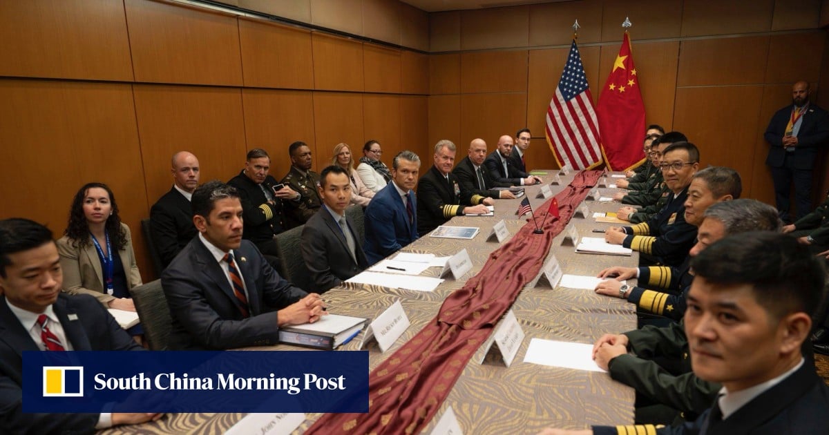 Senior US and Chinese defence officials meet as ‘military-to-military’ dialogue continues