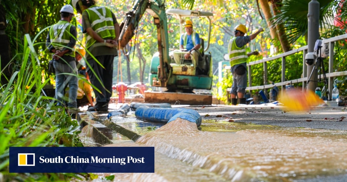 Hong Kong water pipe leak leaves thousands of homes dry during winter solstice