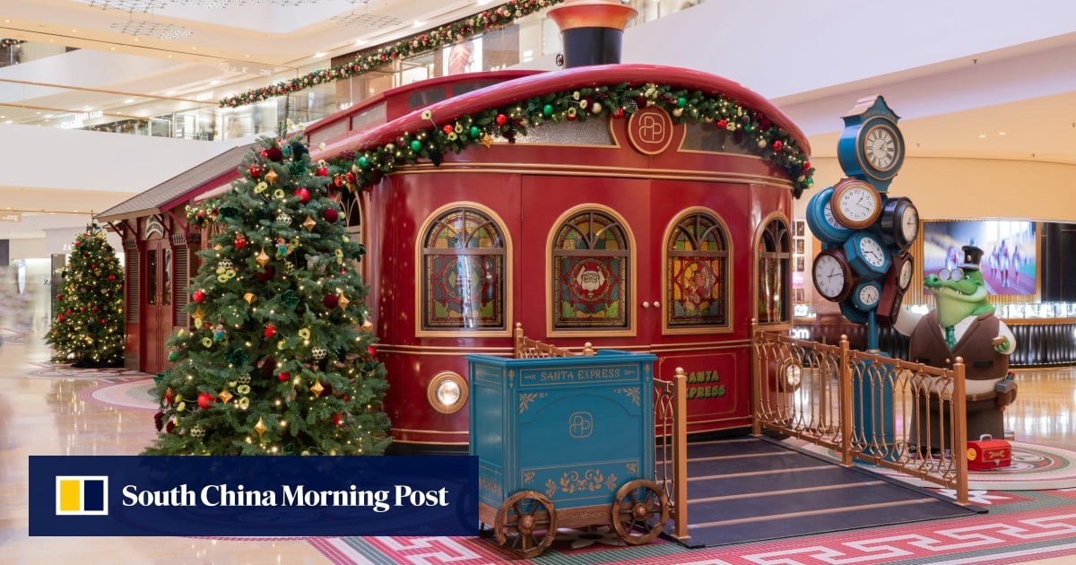 Operation Santa Claus: Hong Kong shopping centre brings cheer with ‘Ticket to Christmas’