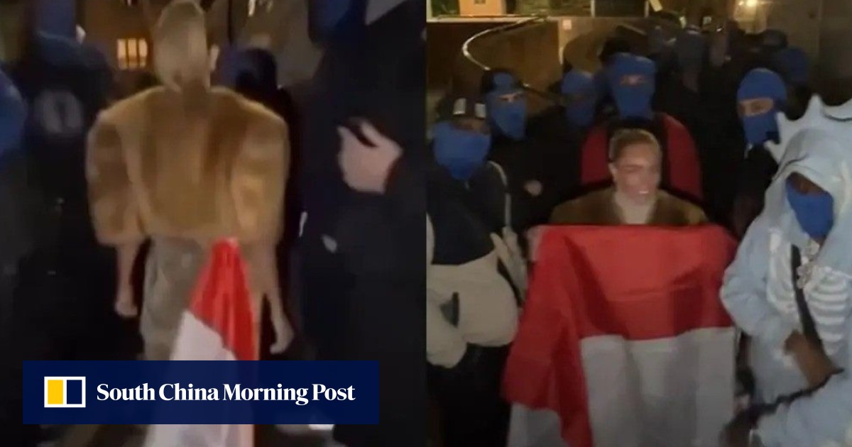 Indonesians see red after Bonnie Blue uses flag to ‘wipe the floor’