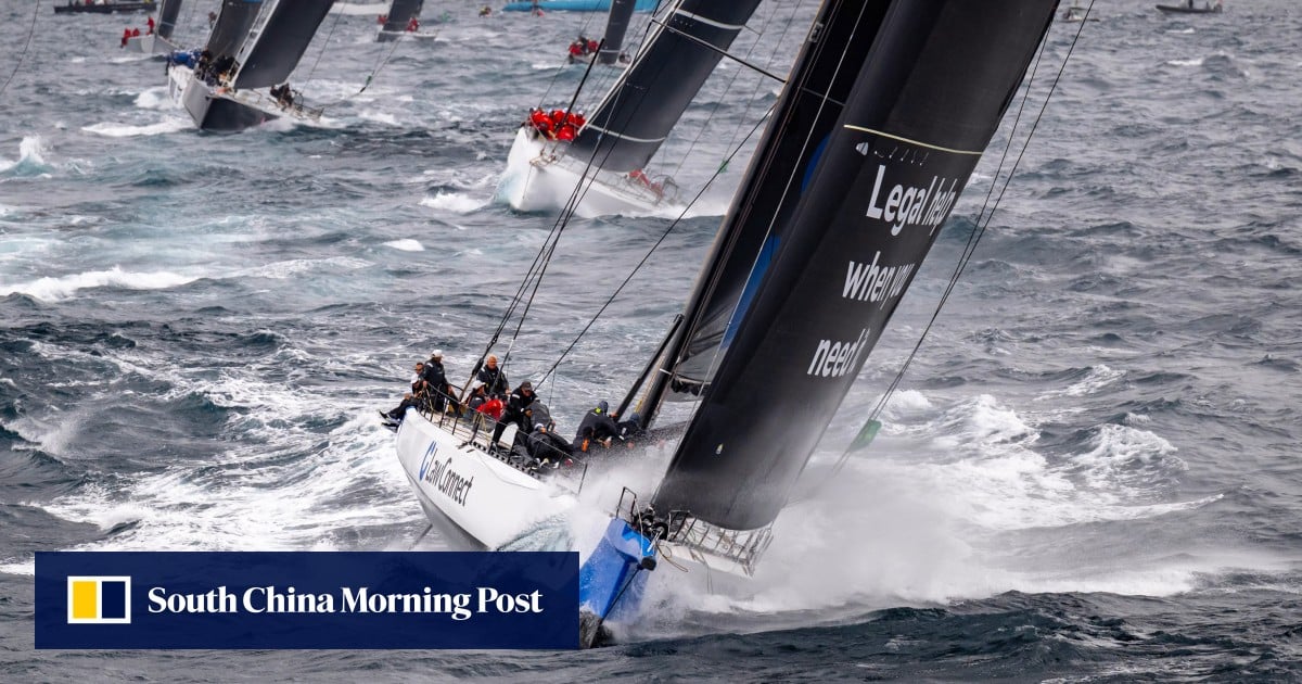 Holders LawConnect leads Sydney to Hobart race on first day, Hong Kong yacht 3rd