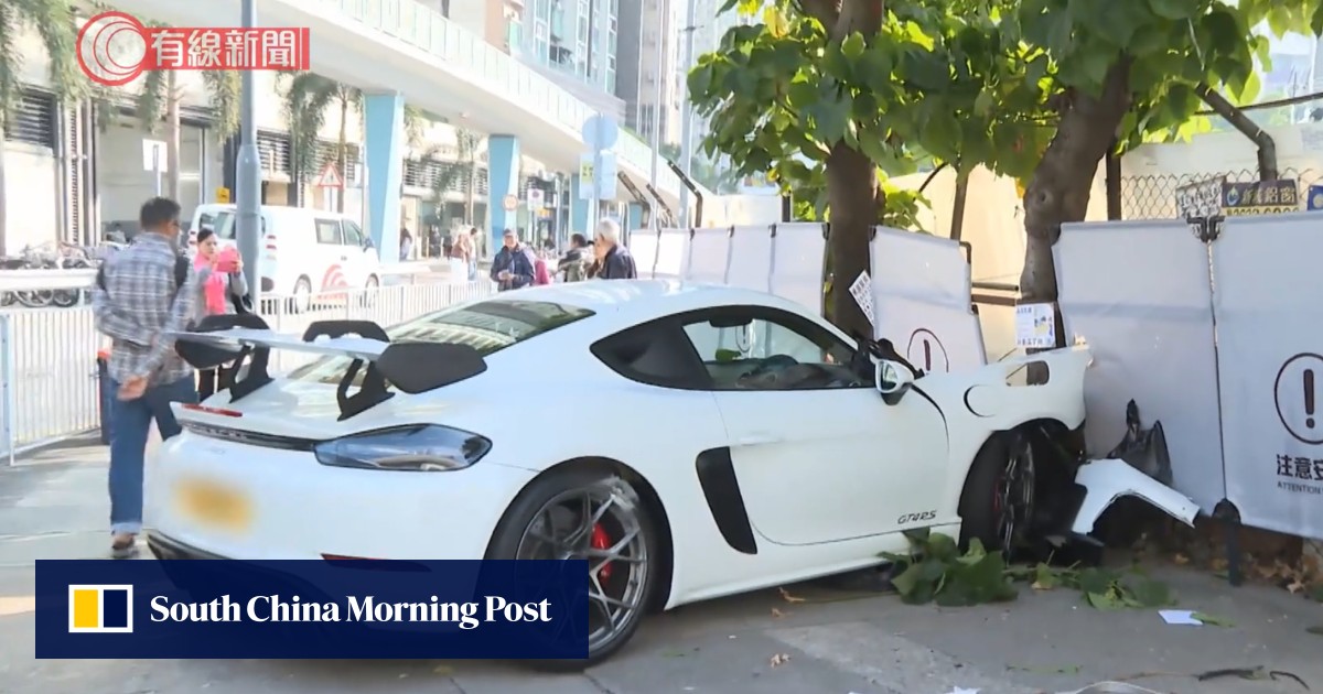 Hong Kong police arrest off-duty officer after elderly man knocked down by car