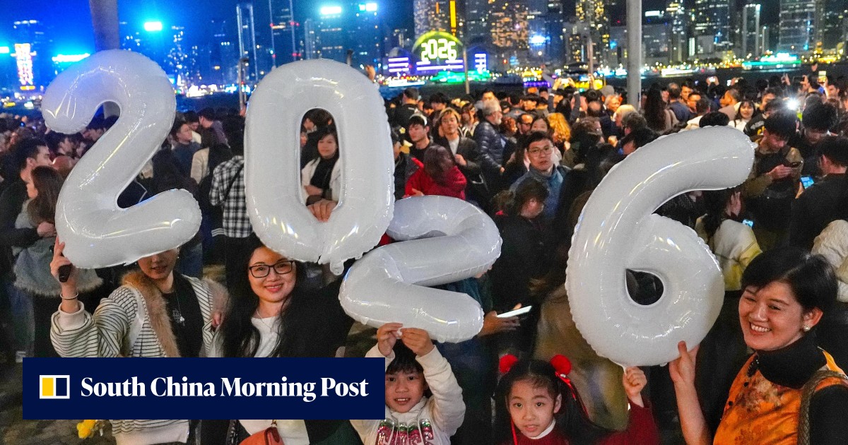Hong Kong rings in 2026 as tens of thousands pack Central, Tsim Sha ...