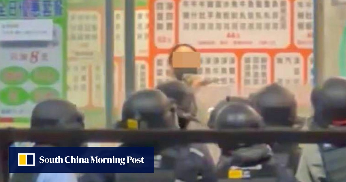 Woman arrested for brandishing cleaver at Hong Kong restaurant staff, police