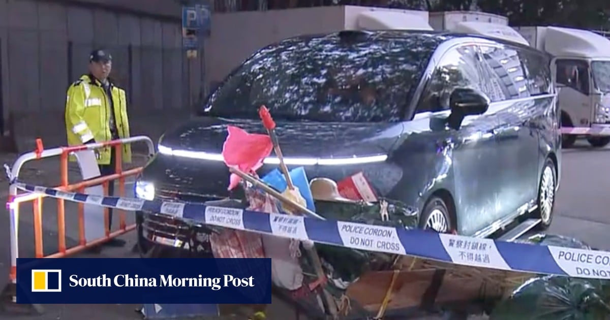 Cleaner hit by left-hand drive Geely car in Hong Kong, second such accident in a week