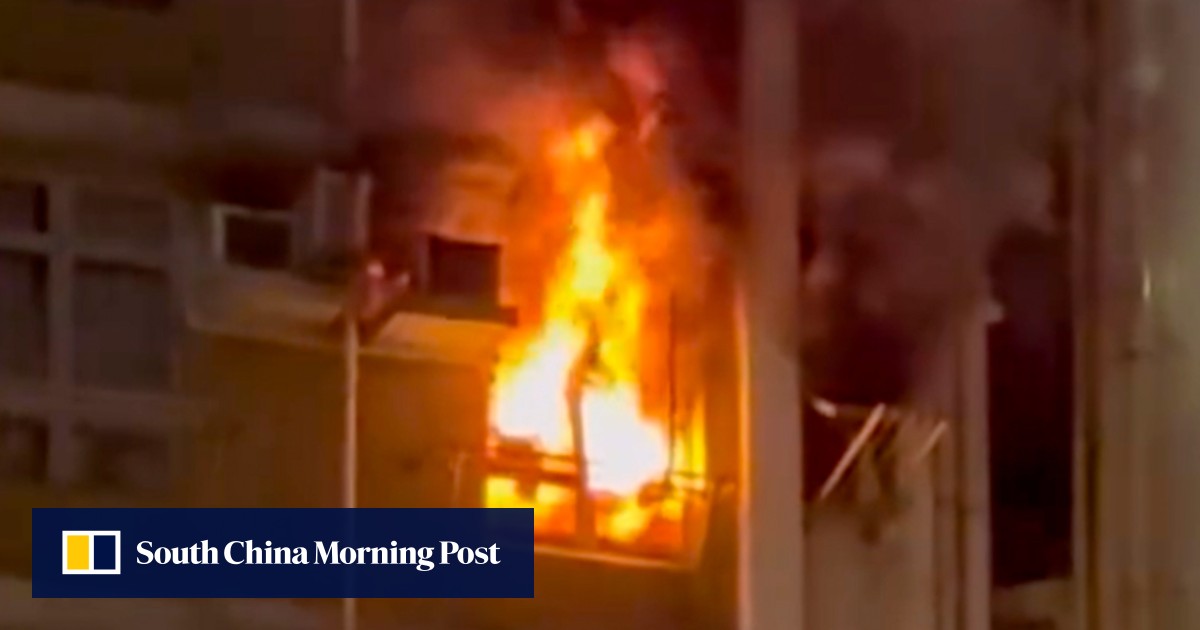 Faulty appliance sparks fire at Hong Kong housing estate, prompting 300 to flee