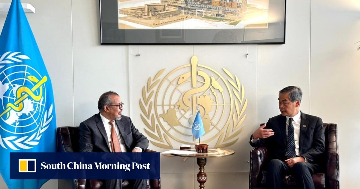 WHO, ex-Hong Kong leader CY Leung’s charity pledge to boost health ties