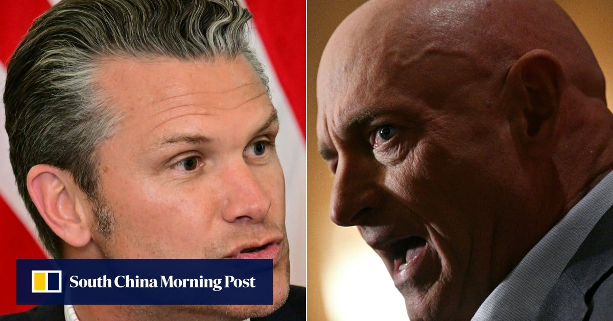 US Senator Mark Kelly sues Pentagon chief Pete Hegseth over demotion threats
