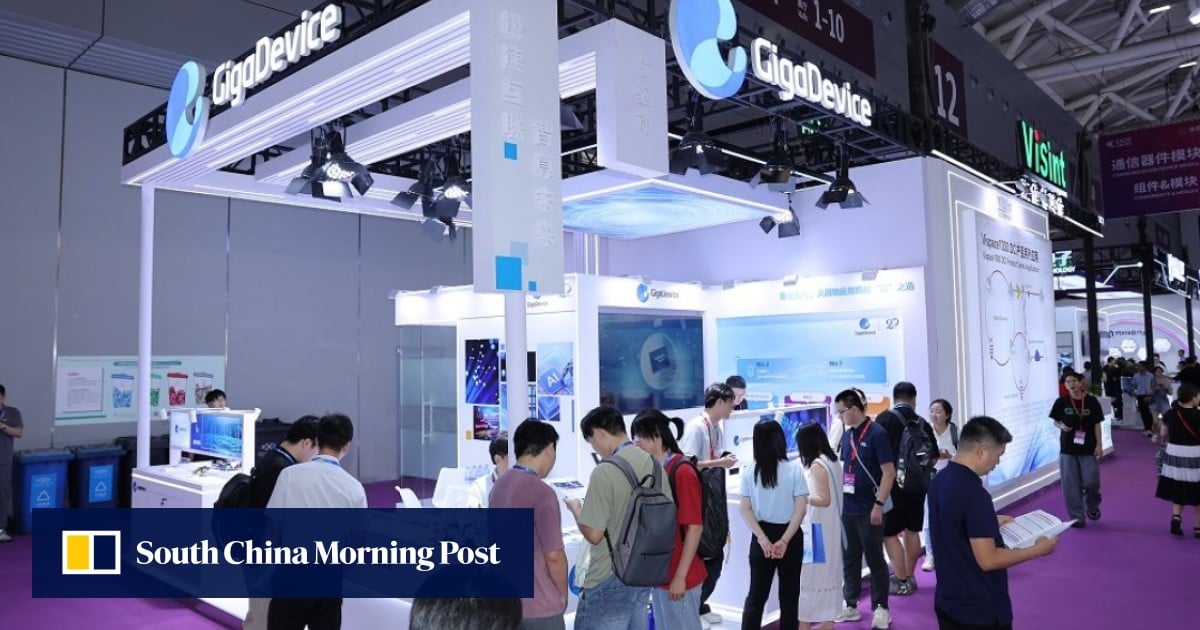 Chip designer GigaDevice surges 45% in Hong Kong debut amid China’s self-reliance drive