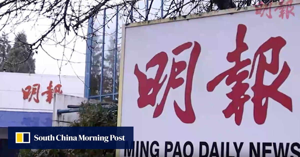 Hong Kong’s Chinese-language newspaper Ming Pao to cease operations in Canada