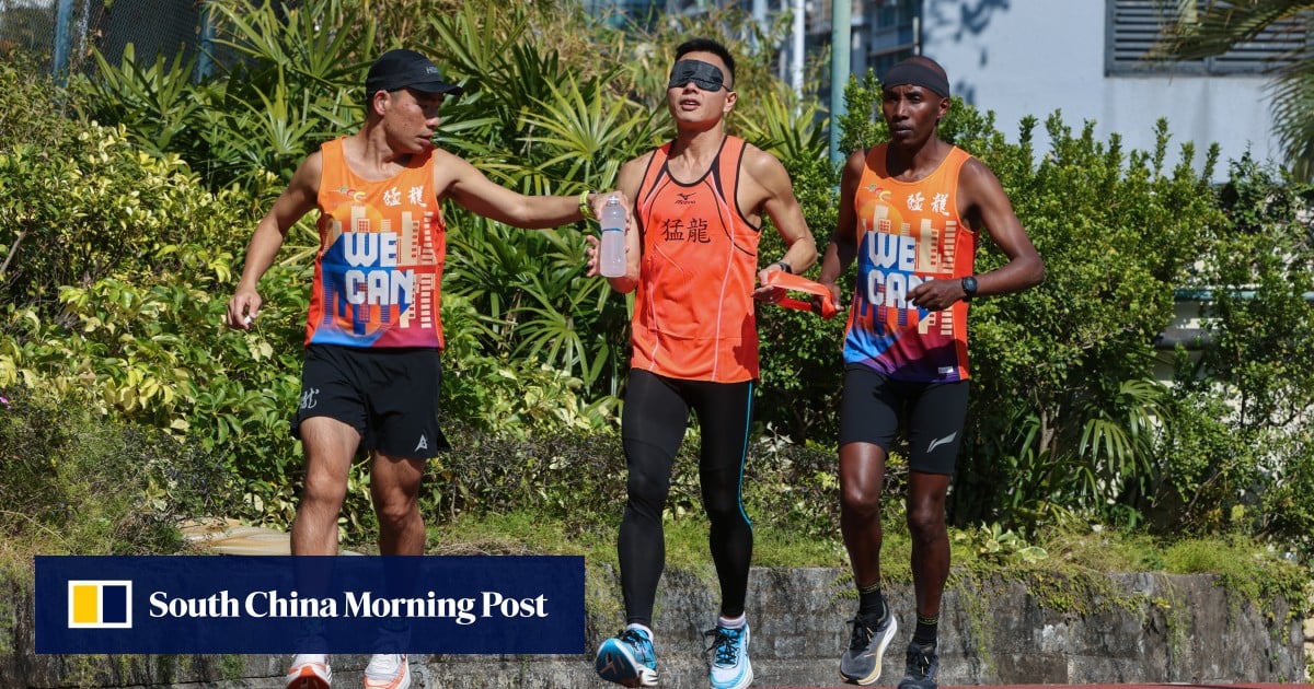 Local runner ‘nervous, fearful’ about competing in Hong Kong Marathon blindfolded