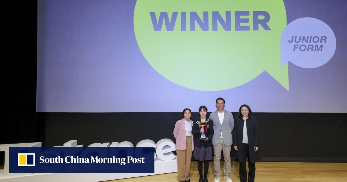 2 Hong Kong pupils take top prizes in first global youth storytelling competition