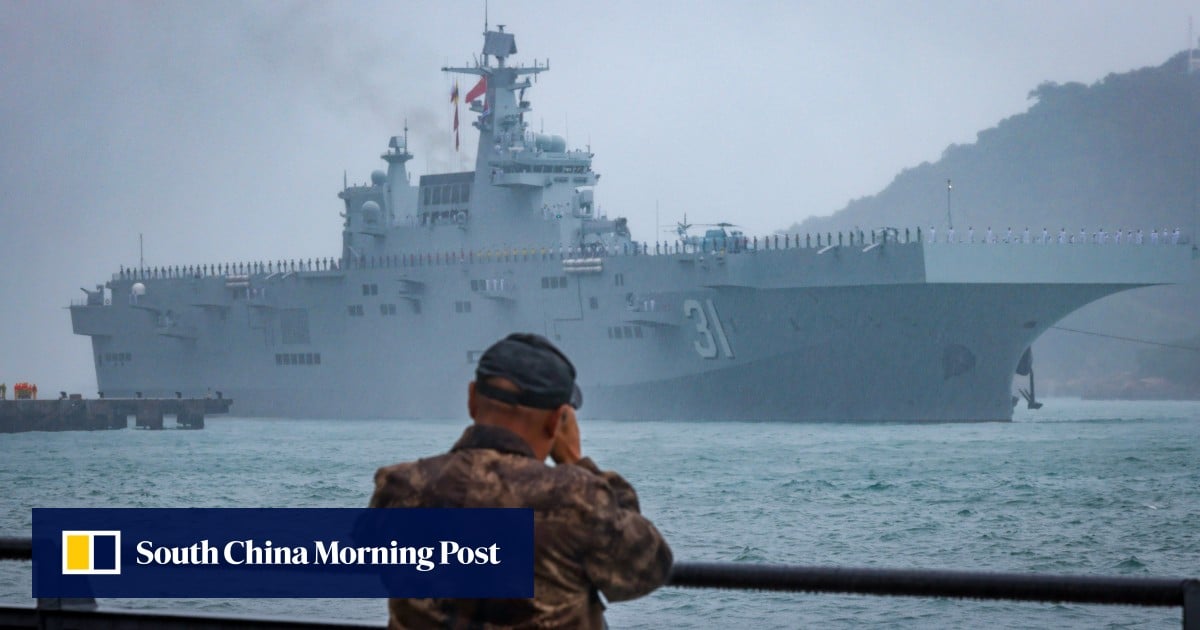 Type 075, the PLA’s amphibious ‘light aircraft carrier’ that is key to Taiwan
