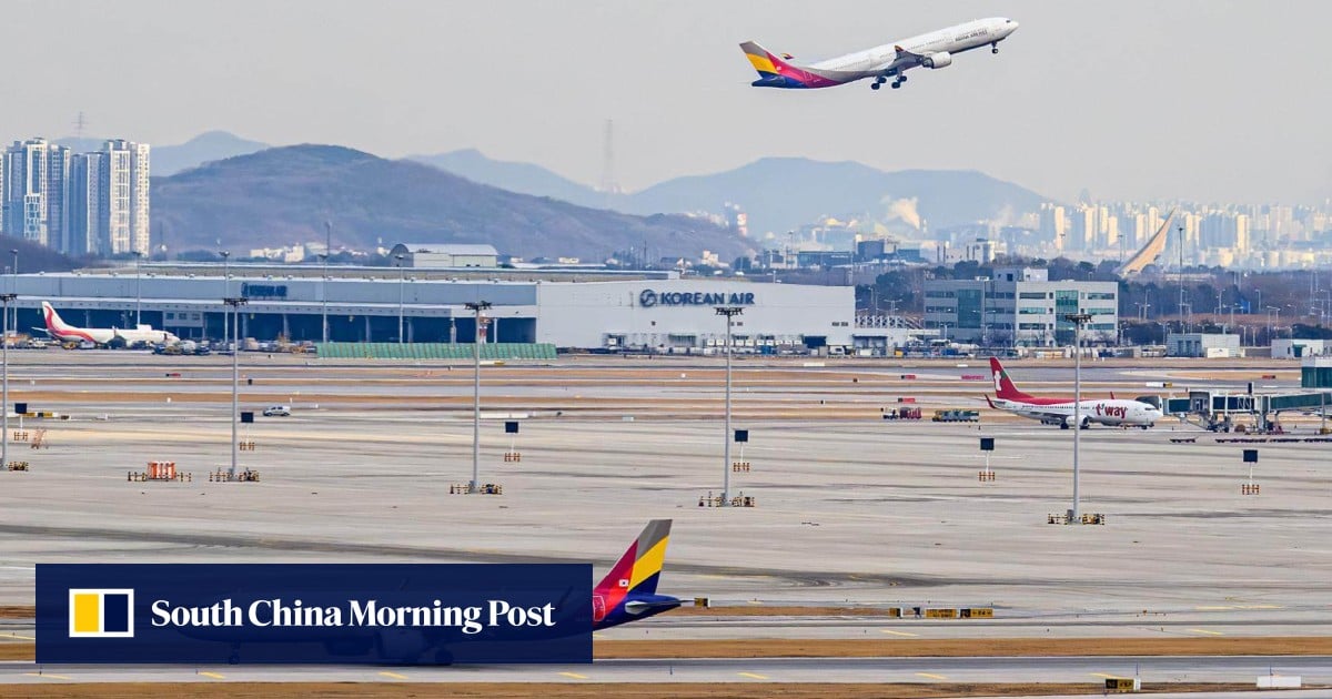 Seoul airport ‘suicide flight’ threat sparks police manhunt in South Korea