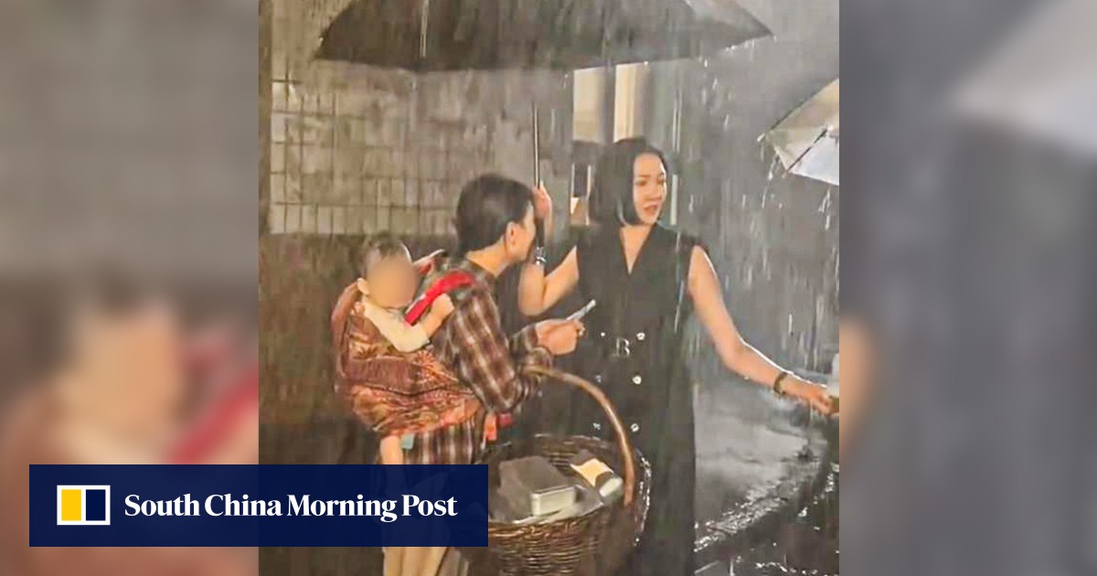 China miniseries production team slammed for exposing infant to heavy rain during filming
