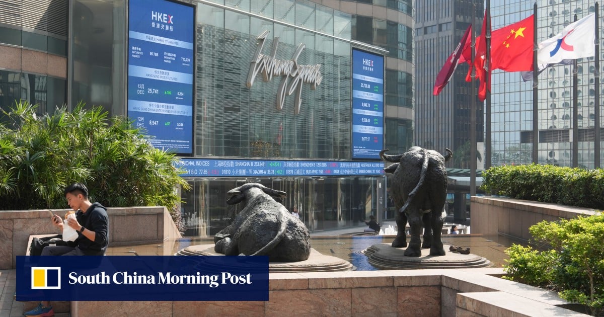 Hong Kong stocks set for longest slide in 2 months on China slowdown, tariff fears