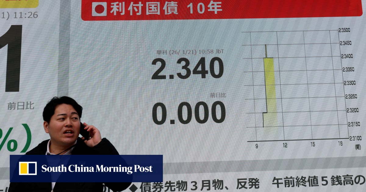 Hong Kong stocks trade rangebound on Japan bond rout, Greenland unease