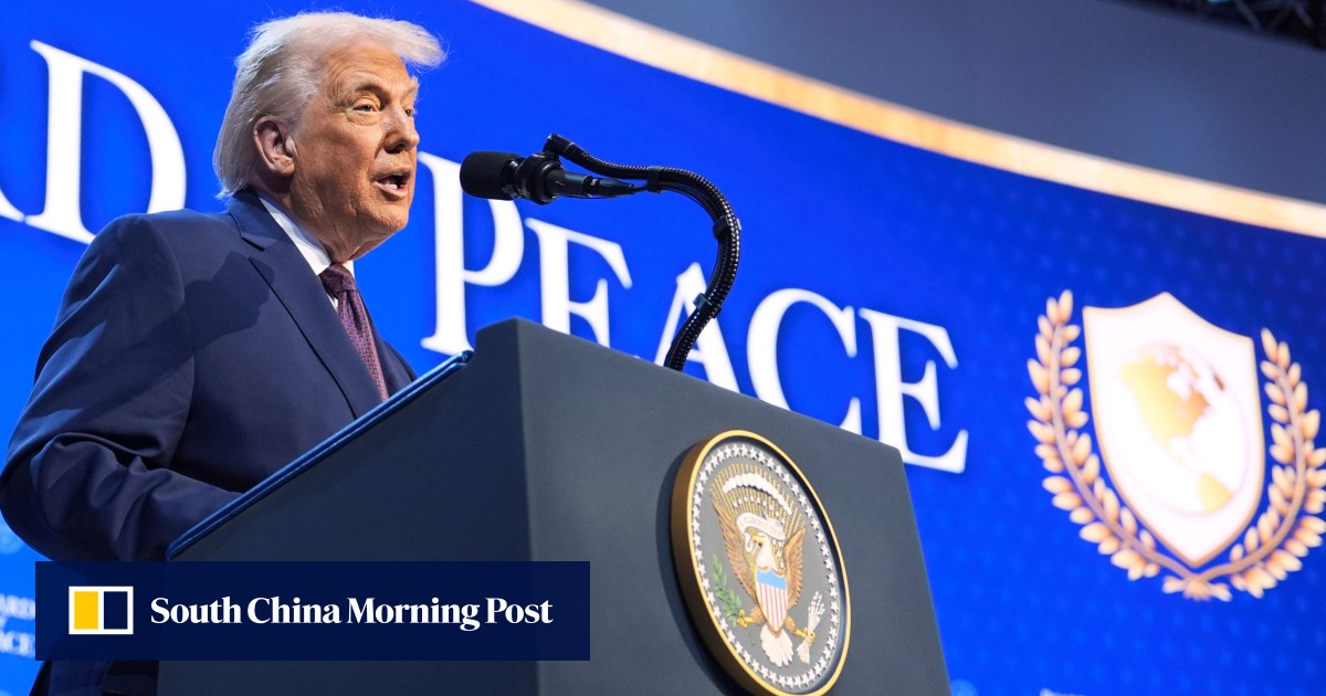 Watch Trump showcase his ‘Board of Peace’ in Davos after Greenland climbdown