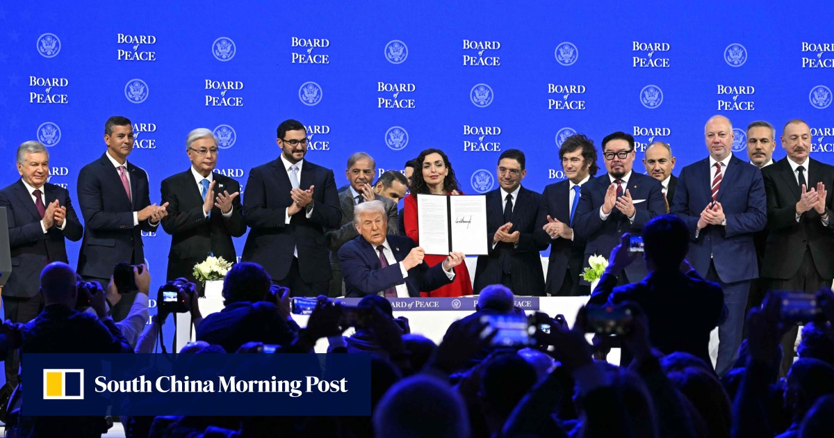 ‘For the world’: Trump launches his Board of Peace that some see rivalling UN