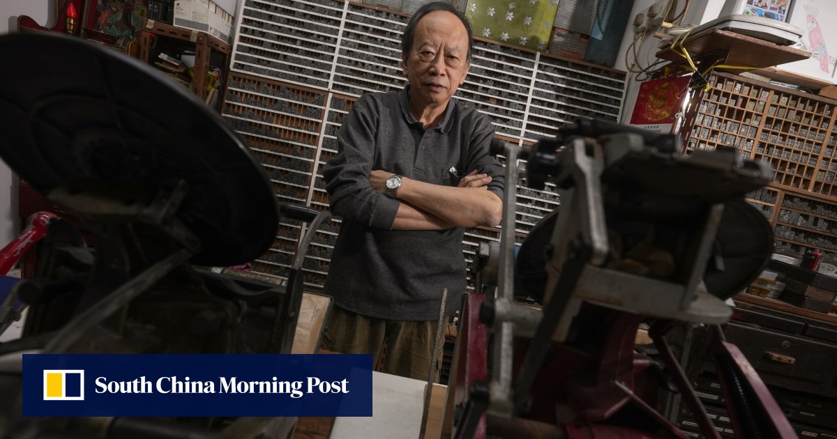 Veteran printer’s mission to keep movable type tradition alive in Hong Kong