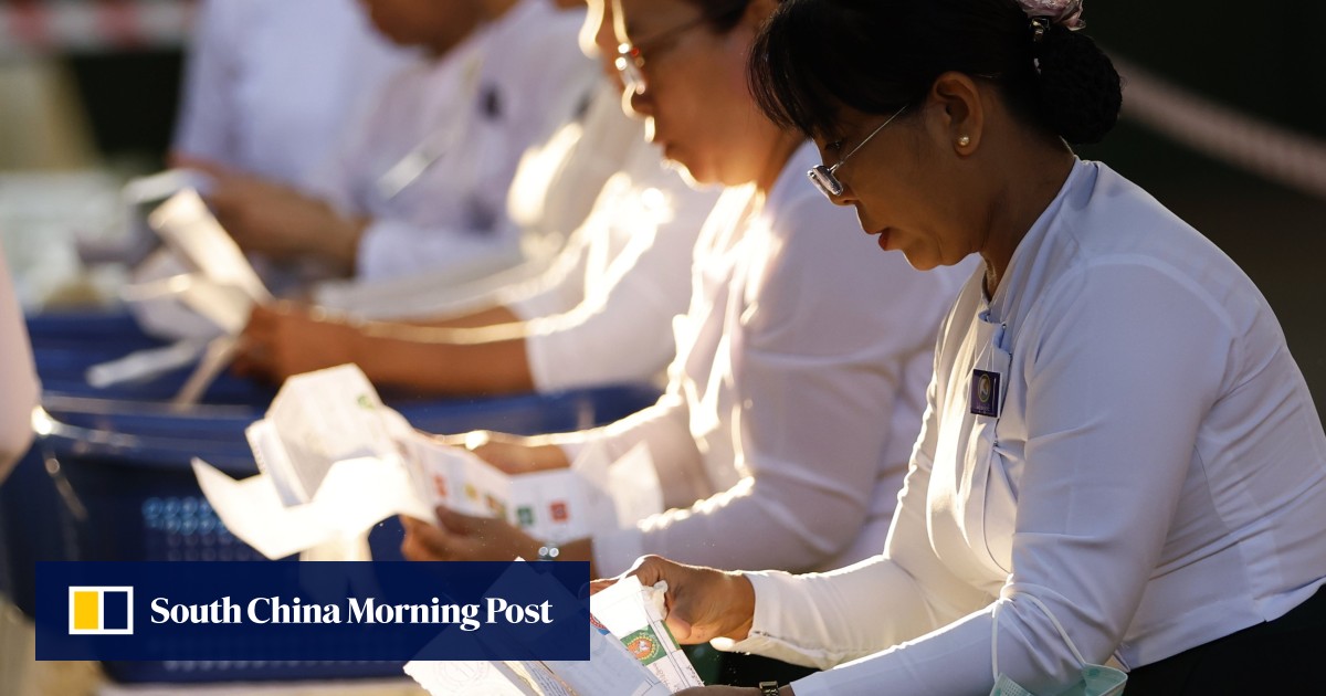 Myanmar’s junta-backed party declares majority in poll decried as ‘fraudulent’