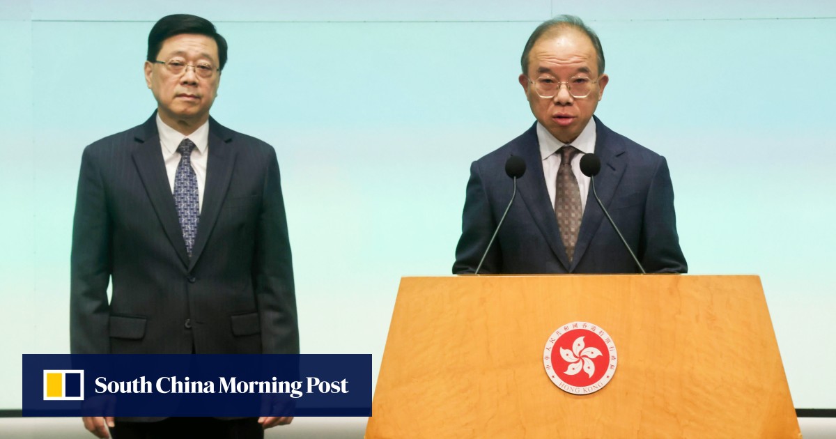 Hong Kong minister Erick Tsang resigns, reveals prostate cancer battle