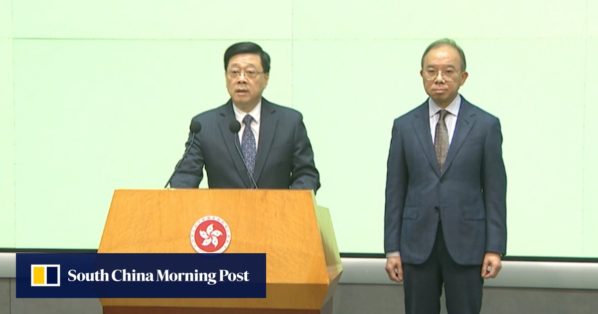 Hong Kong constitutional, mainland affairs minister Erick Tsang resigns, reveals he has cancer