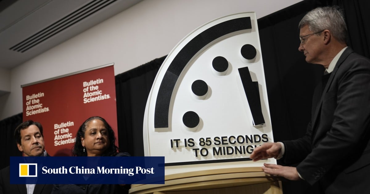 Doomsday Clock moves closer to midnight, a year into Trump term