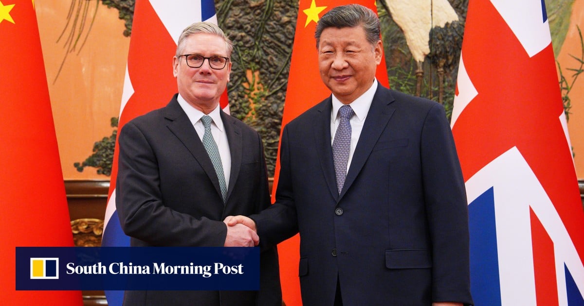 Xi urges ‘stable’ partnership as Starmer makes first China trip by British PM in 8 years