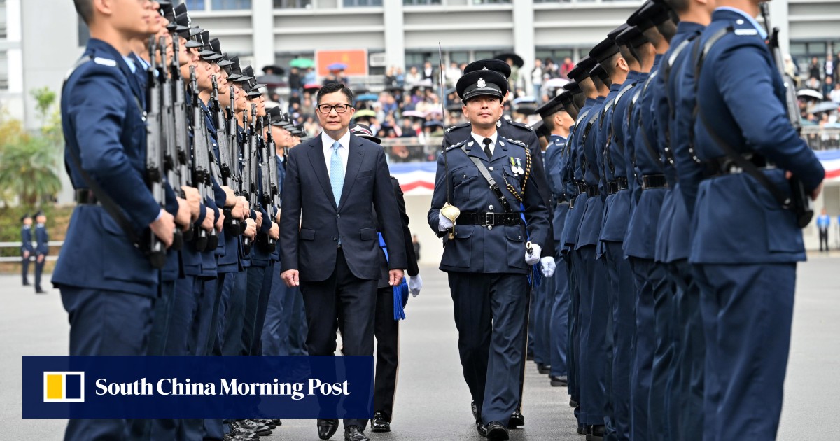 New generation of Hong Kong police will need ‘iron bones’, security chief says