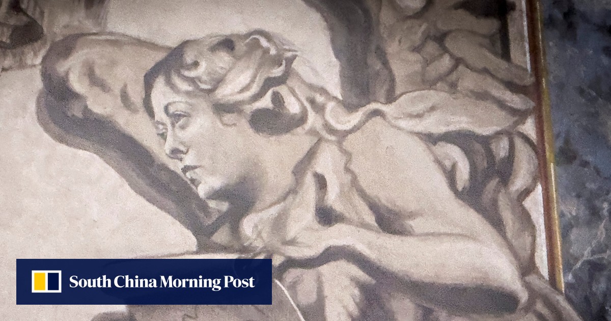 Was this fresco redone to look like Meloni? Italy PM says she’s no angel