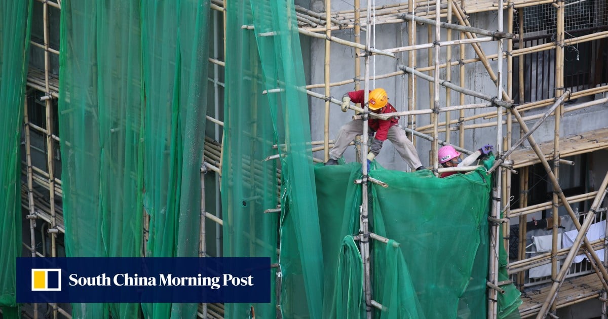 Small Hong Kong firms struggling with scaffold net safety costs: contractor