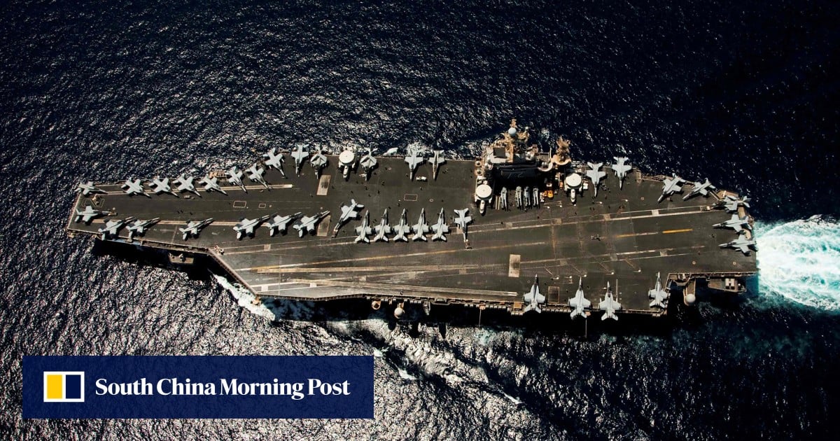 US shoots down Iranian drone ‘aggressively’ approaching aircraft carrier