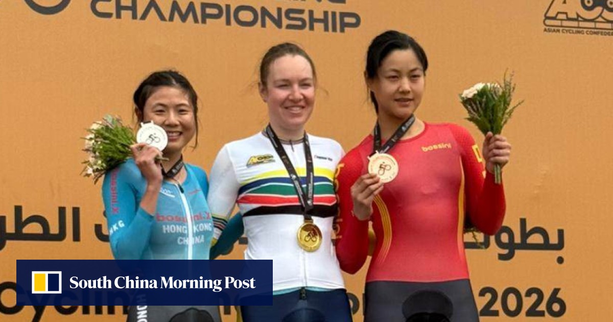 Hong Kong’s Chloe Leung narrowly pipped to Asian cycling gold in Saudi Arabia