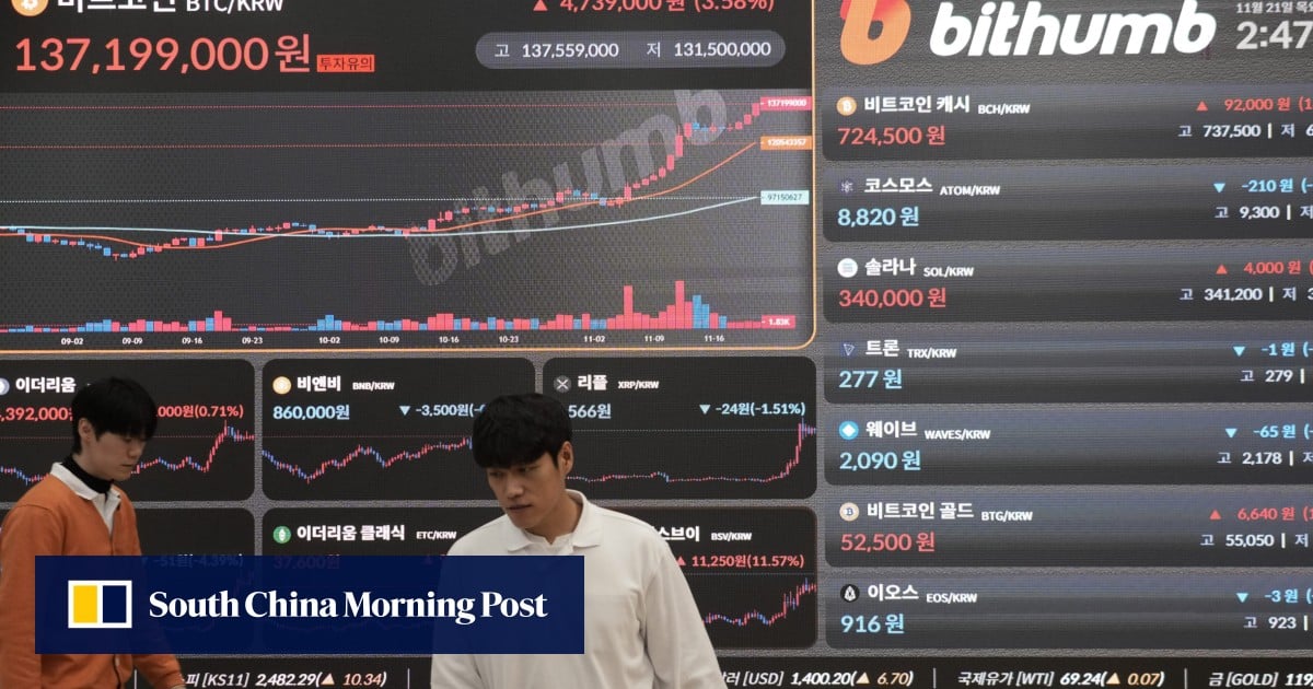 South Korea’s Bithumb gives away over US$40 billion in a bit of a blunder