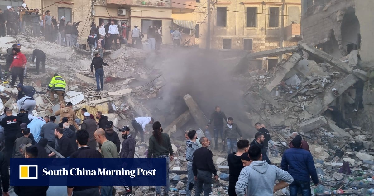 Rescuers search for survivors after building collapse kills 5 in Lebanon