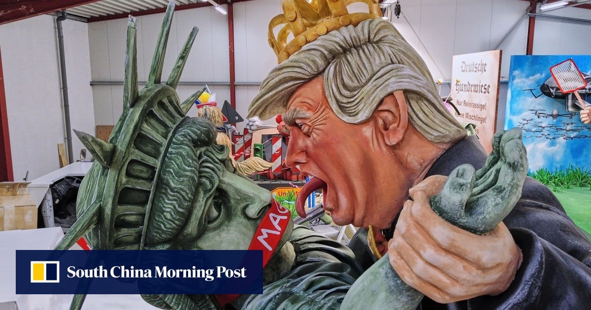 Trump’s cheeky dance with Statue of Liberty to headline German carnival