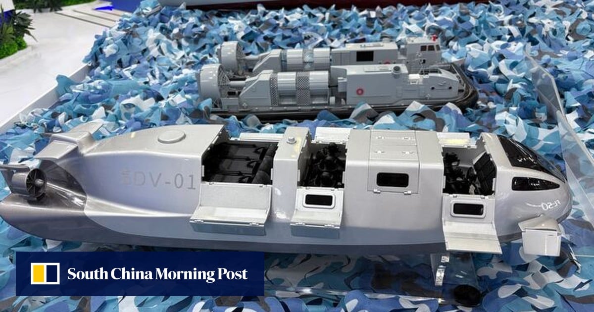 China lifts veil on secretive underwater combat vehicle at Saudi Arabia defence show