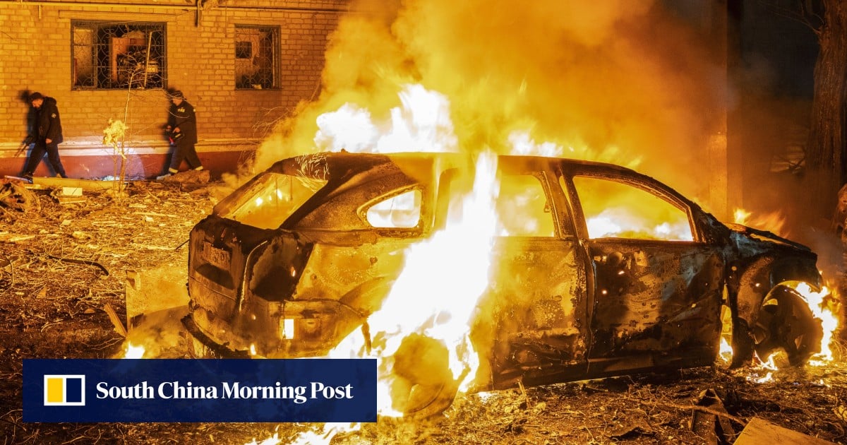 Russia launches missile, drone barrage at Ukraine as peace talks stall