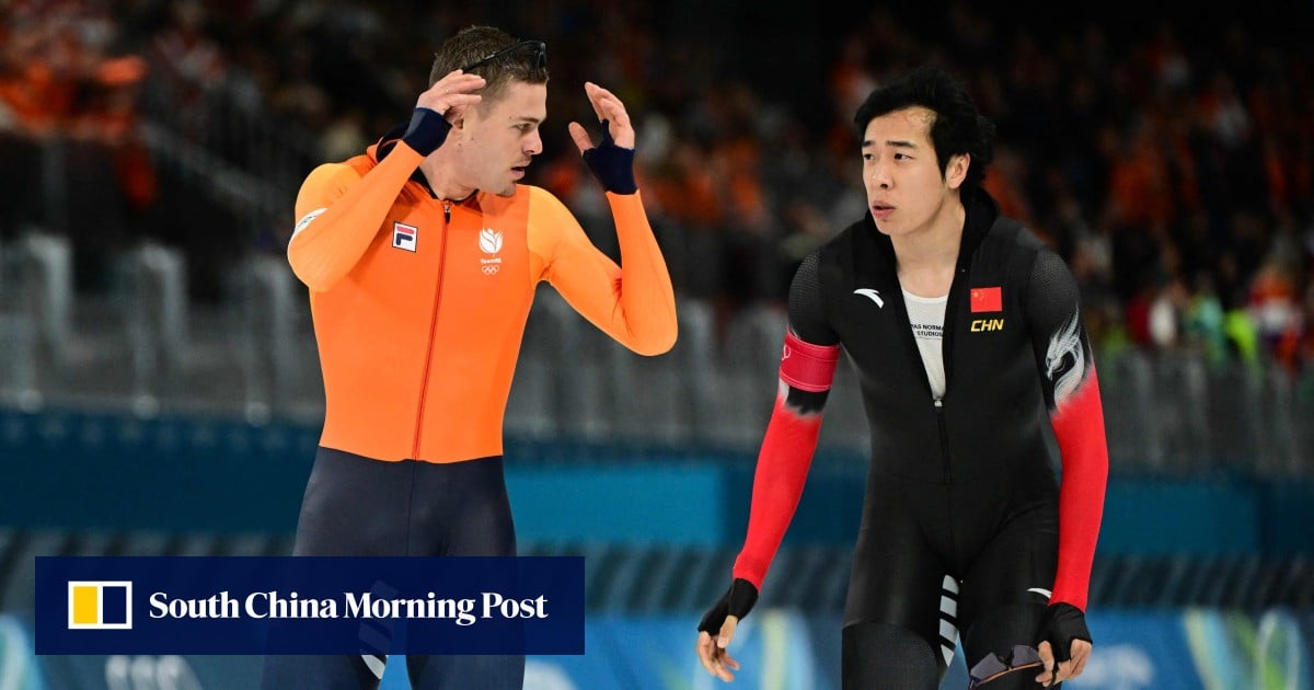 Dutch world champ says Games dream ‘ripped apart’ after collision with Chinese speed skater