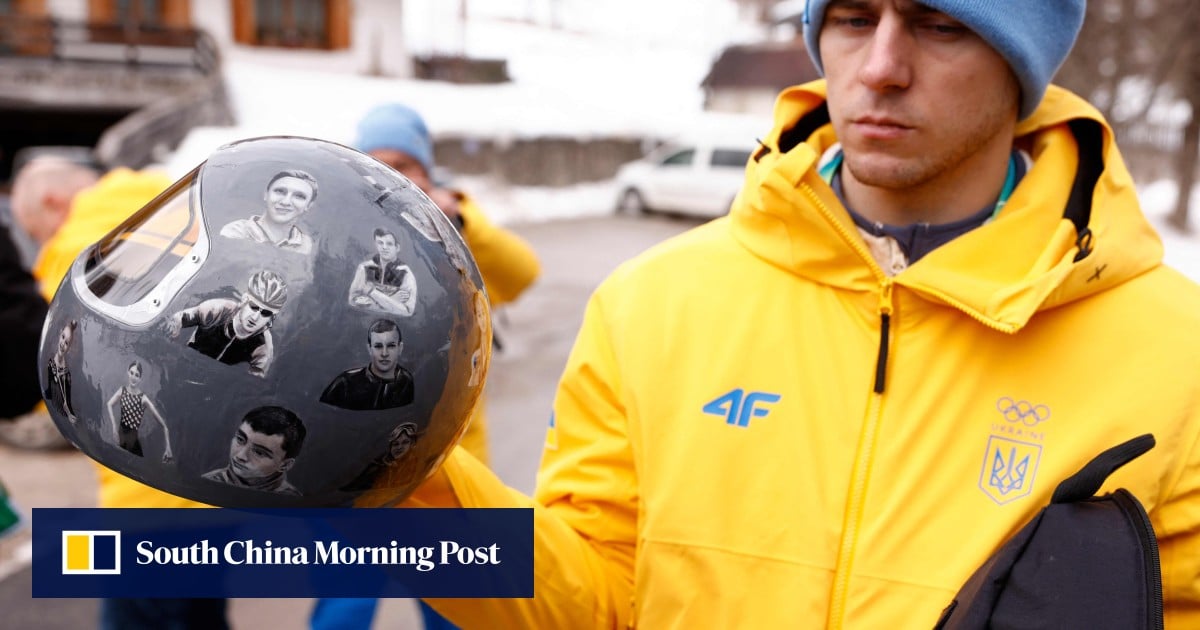 Ukrainian disqualified from Winter Games for helmet depicting athletes killed in Russia war