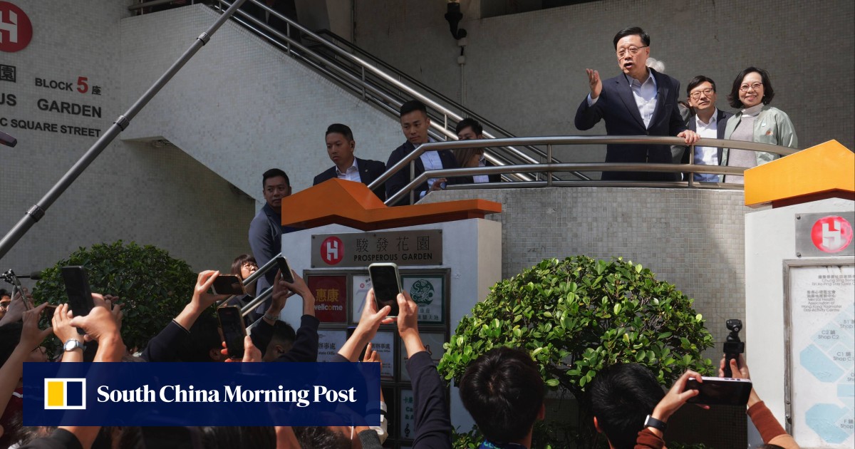 Hong Kong to soon announce rehousing plans for Tai Po fire victims, John Lee says