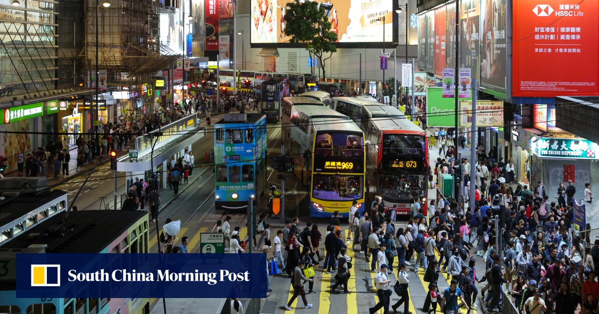Traffic gridlock in central Hong Kong as crowds throng last day of Lunar New Year fair