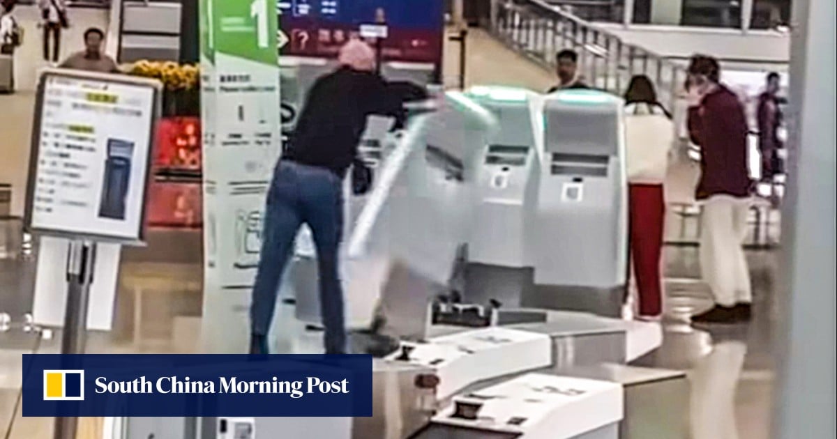 Hong Kong court grants bail to British man filmed wrecking airport kiosks