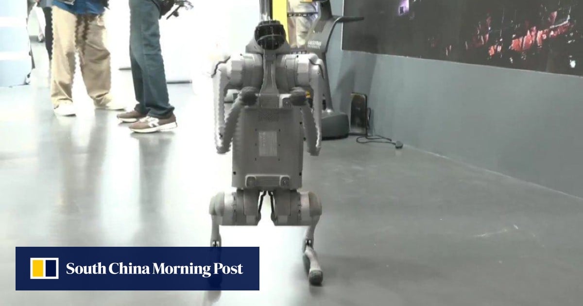 Indian university’s Chinese robot dog claim at AI Impact Summit slammed as ‘shameless’